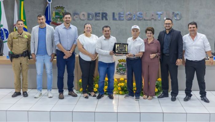 Ibema - Homenagem de Cidadão Honorário ao DR. Antonio, é entregue na Câmara